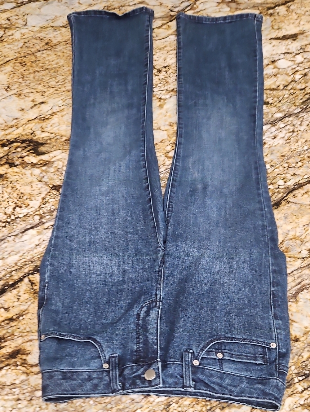 Blue Revival Women's Dark Blue Jeans. Size 25 Inseam 33 Rise 9.5"